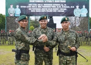 Pangdivif 1 Kostrad Pimpin Sertijab Danyonkes 1 dan Tradisi Korps Prajurit Divif 1 Kostrad