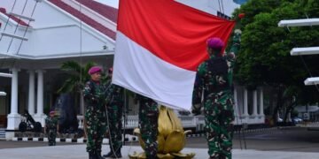 Bendera Merah Putih Berkibar, Prajurit Mako Kormar Perteguh Loyalitas