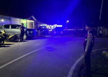 Cegah Gangguan Kamtibmas, Sat Samapta Polres Sarmi Gencarkan Patroli Malam