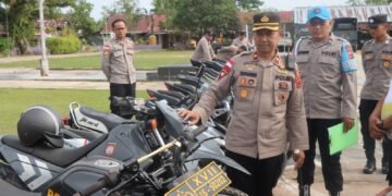 Apel Kendaraan Dinas, Kapolres Mappi Tekankan Perawatan Dan Kelengkapan Berkendara