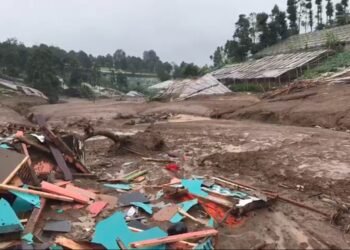 Bencana Longsor Terjadi Di Kaki Gunung Burangrang Kab. Bandung Barat