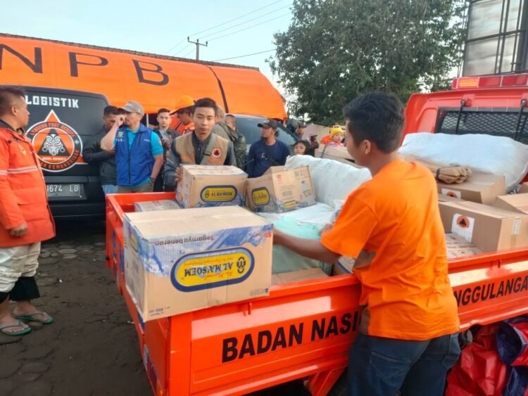 BPBD Kota Bandung Kirim Logistik dan Personel ke Lokasi Bencana KBB