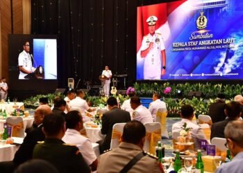 Mewakili Pangkomar, Koskormar Hadiri Tasyakuran Hari Hidrografi TNI AL Tahun 2026