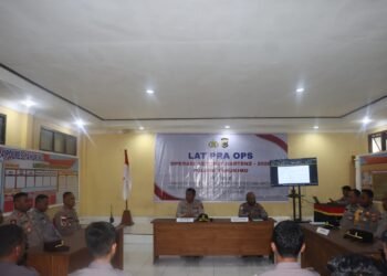 ‎Siapkan Pengamanan Lebaran, Polres Yahukimo Gelar Lat Pra Ops Ketupat Cartenz 2026