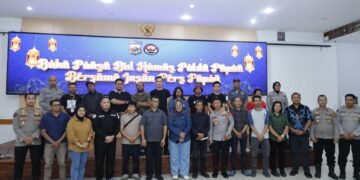 Pererat Silaturahmi di Bulan Ramadhan, Polda Papua Buka Puasa Bersama Insan Pers dan Komunitas Anak Muslim Wamena