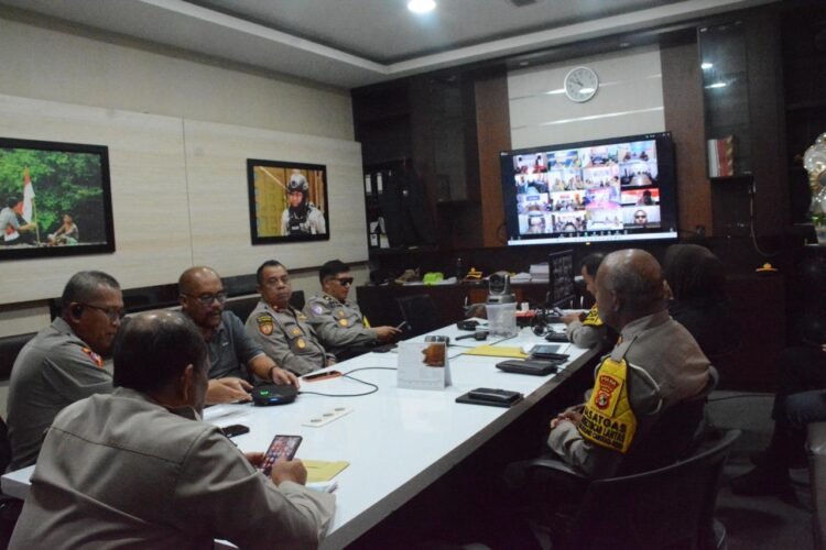 ‎Polda Papua Gelar Anev Harian Operasi Ketupat Cartenz 2026, Tekankan Sinergi dan Pelayanan Humanis