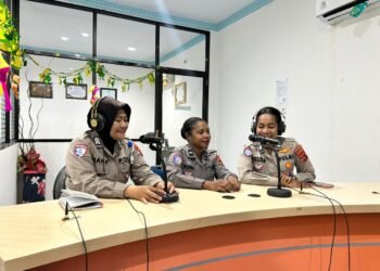 Polantas Menyapa di RRI, Ditlantas Polda Papua Sampaikan Informasi Lalu Lintas dan Edukasi Keselamatan Berkendara