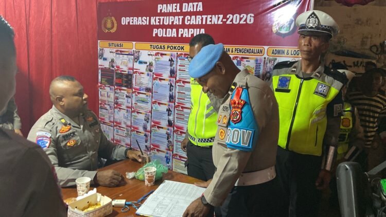 Perkuat Pengamanan Idul Fitri, Polda Papua Laksanakan Apel dan Patroli Operasi Ketupat Cartenz-2026