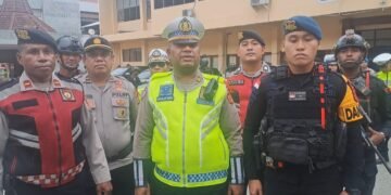 H-3 Lebaran, Satgas Operasi Ketupat Cartenz Polda Papua Perketat Pengamanan di Pusat Keramaian dan Tempat Ibadah