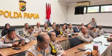 Polda Papua Gelar Anev Hari ke-7 Operasi Ketupat Cartenz 2026, Tekankan Optimalisasi Pelayanan dan Antisipasi Kerawanan