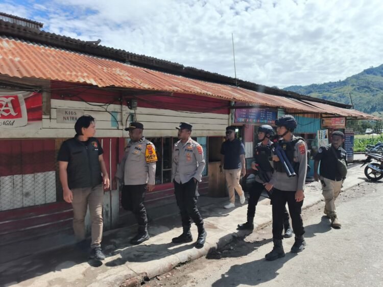 Patroli dan Pengamanan Operasi Ketupat Cartenz 2026 Polres Tolikara, Pastikan Situasi Aman dan Kondusif