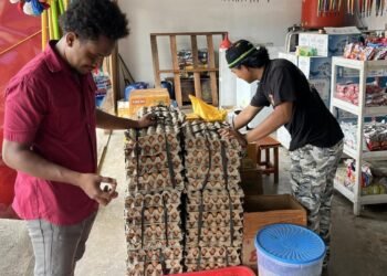 Sat Reskrim Polres Yalimo Cek Harga Bahan Pokok di Pasar Elelim, Harga Masih di Atas HET