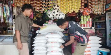 Polres Jayawijaya Lakukan Pengecekan Harga Beras di Retail Modern dan Pasar Tradisional Wamena