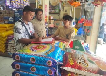 Polres Jayawijaya Lakukan Pengecekan Harga Beras di Retail Modern dan Pasar Tradisional Wamena