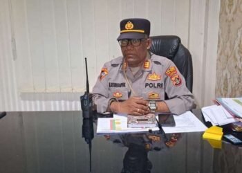 Polres Biak Libatkan Puluhan Personel Amankan Ibadah Jumat Agung dan Paskah