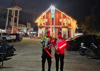 Polisi RW Sat Polairud Polres Merauke Perkuat Kemitraan Kamtibmas Melalui Sambang Warga di Kampung Wogekel