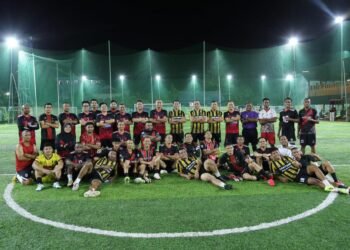 Pererat Sinergitas Melalui Olahraga, Tim Minisoccer Polda Papua Taklukkan Pertamina Patra Niaga dalam Laga Persahabatan