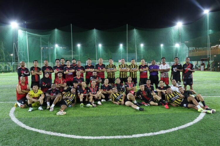 Pererat Sinergitas Melalui Olahraga, Tim Minisoccer Polda Papua Taklukkan Pertamina Patra Niaga dalam Laga Persahabatan