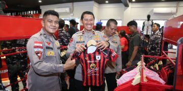 Wakapolda Papua Hadiri Peresmian Fasilitas Olahraga dan Rekreasi Kodaeral X di Jayapura