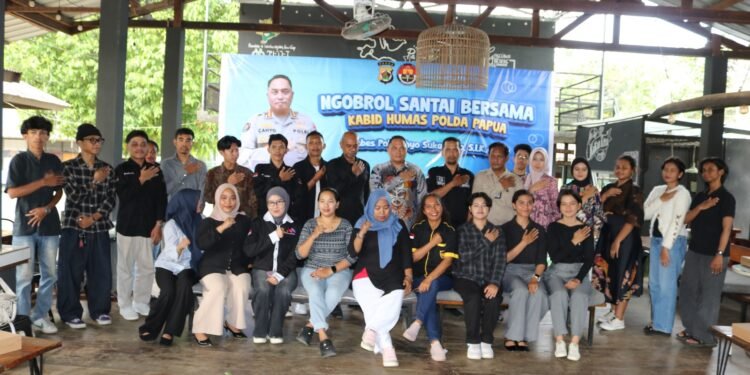 Sinergi Humas Polda papua dan Komunitas Digital, Perkuat Kamtibmas Melalui “Ngobrol Santai”
