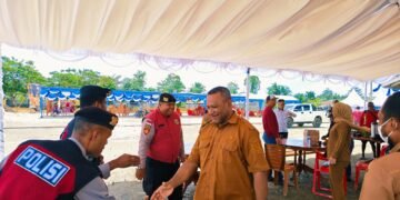 Sat Samapta Polres Sarmi Intensifkan Patroli di Pasar Sentral Mararena, Situasi Tetap Kondusif