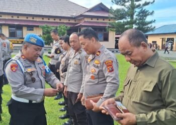 Penegakan Disiplin Internal, Bidpropam Polda Papua Laksanakan Gaktibplin dan Sosialisasi di Polres Jayapura dan KP3 Udara Sentani