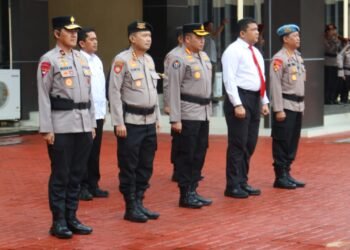 Polda Papua Gelar Upacara Hari Kesadaran Nasional di Mapolda Baru Koya Koso
