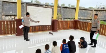 Polres Boven Digoel Gelar Pembelajaran Bagi Anak Putus Sekolah, Wujud Kepedulian terhadap Pendidikan