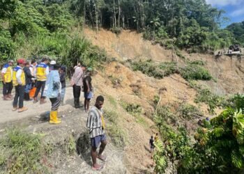 Polres Keerom dan Kementerian PUPR Tinjau Longsor di Jalur Trans Papua, Jalan Alternatif Segera Dibangun 