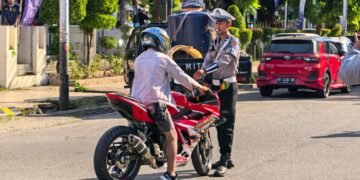 Tanamkan Kedisiplinan Dalam Berkendara, Sat Lantas Polresta Laksanakan Giat Hunting