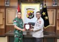 Audiensi Kapolda Papua Bersama Pangdam XVII/Cenderawasih Perkuat Sinergitas TNI–Polri