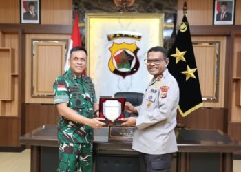 Audiensi Kapolda Papua Bersama Pangdam XVII/Cenderawasih Perkuat Sinergitas TNI–Polri