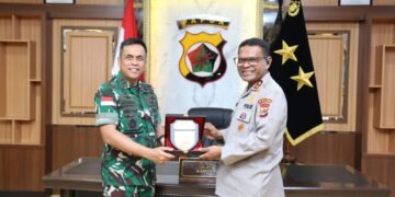 Audiensi Kapolda Papua Bersama Pangdam XVII/Cenderawasih Perkuat Sinergitas TNI–Polri