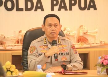 Optimalkan Persiapan, Polda Papua Gelar Rapat Penyerahan Jabatan Karo Ops Dan Pengantar Tugas 