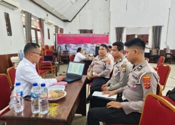 Optimalkan Tata Kelola Organisasi, Itwasda Polda Papua Laksanakan Audit Kinerja di Polres Asmat