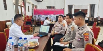 Optimalkan Tata Kelola Organisasi, Itwasda Polda Papua Laksanakan Audit Kinerja di Polres Asmat