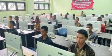 Hari Kedua CAT Psikologi Bintara Polri 2026, Polda Papua Tegaskan Seleksi Transparan dan Profesional