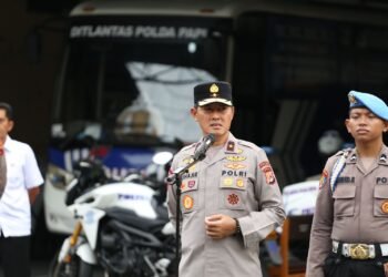 Wakapolda Papua Pimpin Apel Peringatan Hari Buruh 2026, Tekankan Pengamanan Profesional dan Humanis