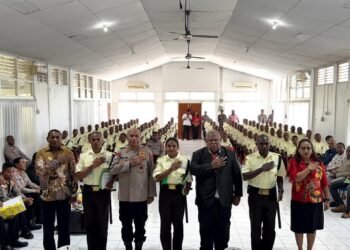 Bersama Polda Papua, Pelatihan Gada Pratama Lahirkan 88 Satpam Berintegritas