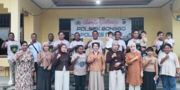 Pererat Soliditas dan Kekeluargaan, Polsek Bonggo Gelar Family Gathering Bersama Bhayangkari