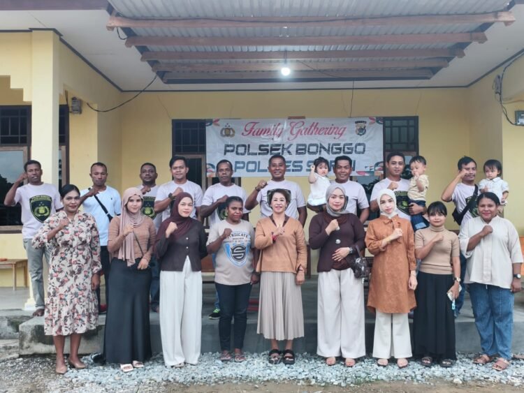 Pererat Soliditas dan Kekeluargaan, Polsek Bonggo Gelar Family Gathering Bersama Bhayangkari