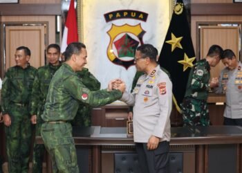 Kapolda Papua Terima Audiensi Pangkogabwilhan III, Sinergi TNI-Polri Diperkuat Hadapi Dinamika Keamanan