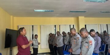Hari Ke-4 Pelaksanaan PNPP, Polda Papua Perkuat Pembinaan Mental dan Disiplin Personel