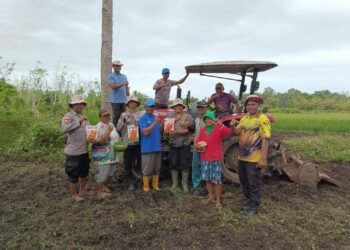 Dukung Ketahanan Pangan, Polsek Kurik Manfaatkan Lahan Produktif untuk Penanaman Jagung dan Rumput Gajah 