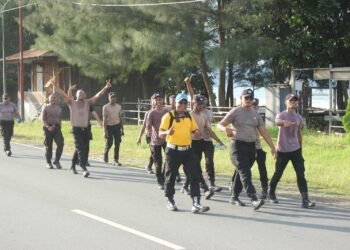 Tingkatkan Disiplin dan Profesionalisme, Bid Propam Polda Papua Gelar PNPP Hari Ke-5