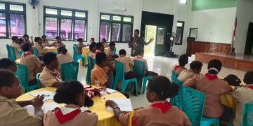 Polres Boven Digoel Edukasi Peserta Perjusami KKRI tentang Bahaya dan Pencegahan Narkoba 