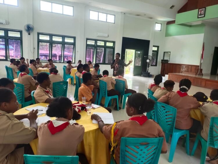 Polres Boven Digoel Edukasi Peserta Perjusami KKRI tentang Bahaya dan Pencegahan Narkoba