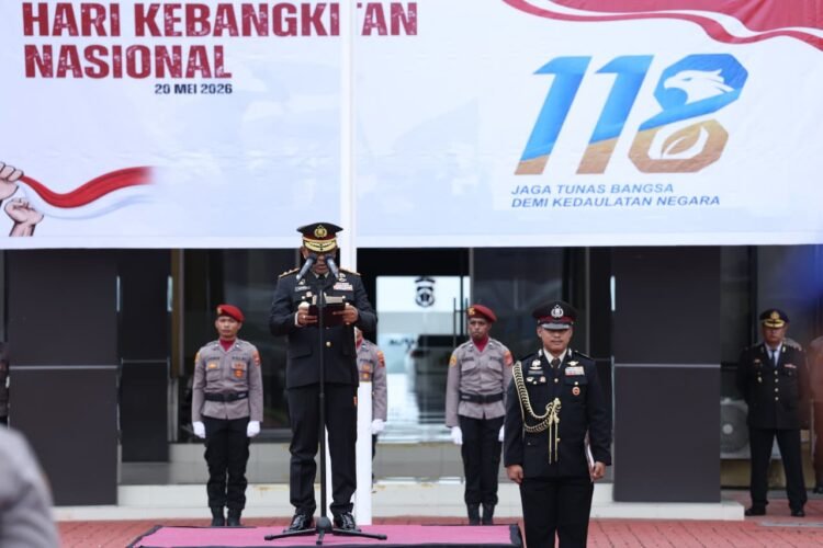 Kapolda Papua Pimpin Upacara Peringatan Ke-118 Hari Kebangkitan Nasional