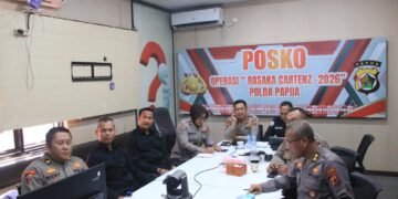 Polda Papua Gelar Anev Operasi Rasaka Cartenz 2026 Minggu ke-10, Fokus Perkuat Outcome dan Stabilitas Kamtibmas