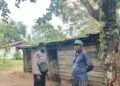 Personel Polsek Sota Sambangi Warga Kampung Erambu, Sampaikan Pesan Kamtibmas